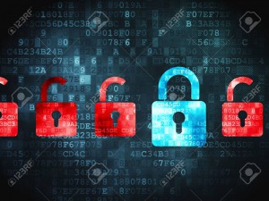 lock 24190056-security-concept-pixelated-locks-icon-on-digital-background-3d-render
